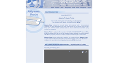 Desktop Screenshot of akiyamaprobe.com